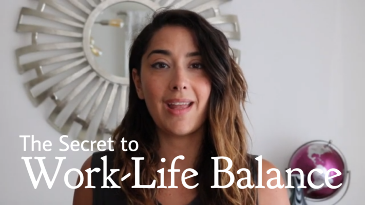 the secret to work-life balance