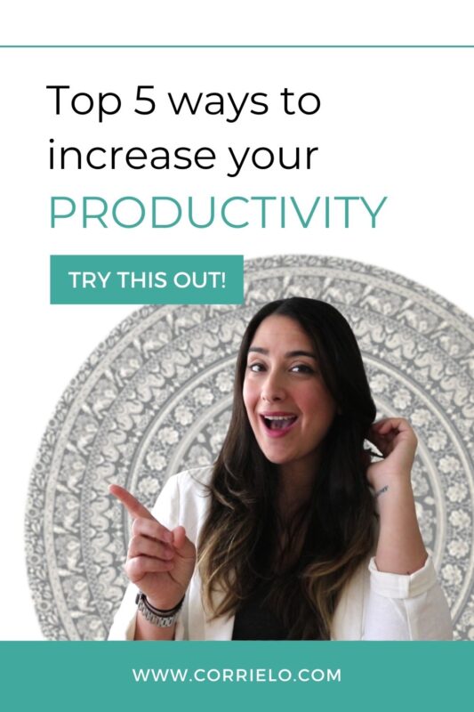 ways to increase productivity